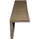 4"W x 4"H x 8'L 2-Sided (L-beam) Rough Sawn Endurathane Faux Wood Ceiling Beam, Espresso Finish