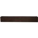 10"W x 10"H x 12'L 3-Sided (U-beam) Rough Sawn Endurathane Faux Wood Ceiling Beam, Espresso Finish