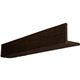 10"W x 10"H x 10'L 2-Sided (L-beam) Riverwood Endurathane Faux Wood Ceiling Beam, Espresso Finish
