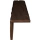 10"W x 10"H x 10'L 2-Sided (L-beam) Riverwood Endurathane Faux Wood Ceiling Beam, Espresso Finish