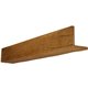 10"W x 10"H x 10'L 2-Sided (L-beam) Riverwood Endurathane Faux Wood Ceiling Beam, Espresso Finish