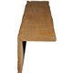 10"W x 10"H x 10'L 2-Sided (L-beam) Riverwood Endurathane Faux Wood Ceiling Beam, Espresso Finish