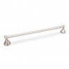 Elements Transitional 18 inch Towel Bar. Finish: Satin Nickel. 
