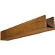 10"W x 10"H x 10'L 3-Sided (U-beam) Riverwood Endurathane Faux Wood Ceiling Beam, Espresso Finish
