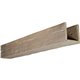 10"W x 10"H x 10'L 3-Sided (U-beam) Riverwood Endurathane Faux Wood Ceiling Beam, Espresso Finish