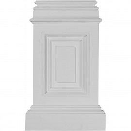 10 7/8W x 2 1/4D x 17 3/4H Classic Small Pedestal Base