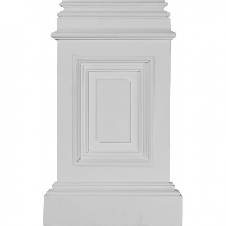 10 7/8W x 2 1/4D x 17 3/4H Classic Small Pedestal Base