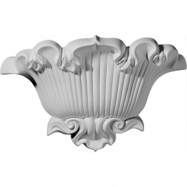 15W x 4 5/8D x 9 5/8H Shell Sconce