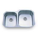 801R-2 Stainless Steel Kitchen Sink with Two Unequal Bowls