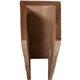 10"W x 10"H x 10'L 3-Sided (U-beam) Sandstone Endurathane Faux Wood Ceiling Beam, Espresso Finish