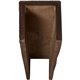 12"W x 12"H x 18'L 3-Sided (U-beam) Sandstone Endurathane Faux Wood Ceiling Beam, Espresso Finish