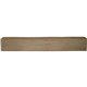12"W x 12"H x 18'L 3-Sided (U-beam) Sandstone Endurathane Faux Wood Ceiling Beam, Espresso Finish