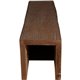12"W x 12"H x 18'L 3-Sided (U-beam) Sandstone Endurathane Faux Wood Ceiling Beam, Espresso Finish