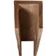 12"W x 12"H x 18'L 3-Sided (U-beam) Sandstone Endurathane Faux Wood Ceiling Beam, Espresso Finish