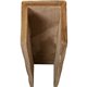 12"W x 12"H x 18'L 3-Sided (U-beam) Sandstone Endurathane Faux Wood Ceiling Beam, Espresso Finish