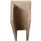12"W x 12"H x 18'L 3-Sided (U-beam) Sandstone Endurathane Faux Wood Ceiling Beam, Espresso Finish