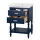 CHERIE 24" ROYAL BLUE BATHROOM VANITY COMBO