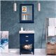 CHERIE 24" ROYAL BLUE BATHROOM VANITY COMBO