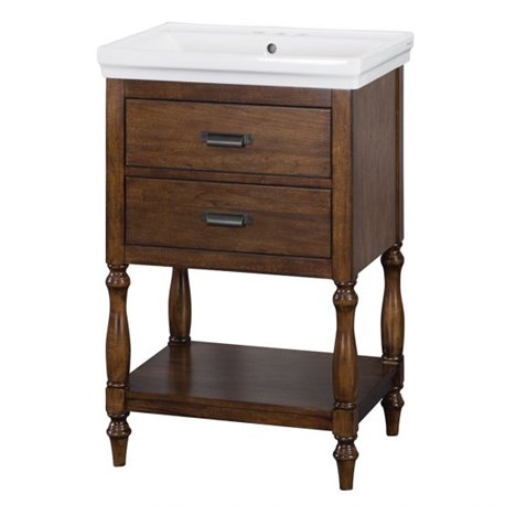 CHERIE 24" ROYAL BLUE BATHROOM VANITY COMBO