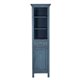 BRANTLEY 19″ X 70″ LINEN CABINET - Harbor Blue Finish