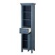 BRANTLEY 19″ X 70″ LINEN CABINET - Harbor Blue Finish