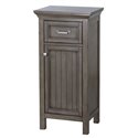 BRANTLEY FLOOR CABINET 19″ X 29-1/2″ FLOOR CABINET - Distressed Grey Finish