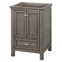 BRANTLEY 24" VANITY - Distressed Grey Finish