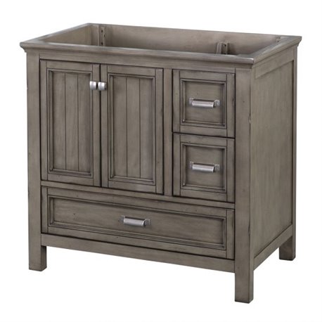 BRANTLEY 36" VANITY - Distressed Grey Finish