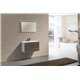 Fitto 32" Havana Oak Wall Mount Modern Bathroom Vanity