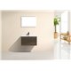 Fitto 32" Havana Oak Wall Mount Modern Bathroom Vanity