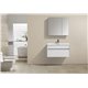 Fitto 32" High Gloss White Wall Mount Modern Bathroom Vanity