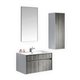 Fitto 32" Ash Gray Wall Mount Modern Bathroom Vanity