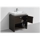 Levi 32" Gray Oak Modern Bathroom Vanity w/ Cubby Hole