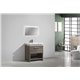Levi 32" Havana Oak Modern Bathroom Vanity w/ Cubby Hole