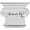 10 3/8W x 7 1/2H x 2 5/8P Classic Ionic Small Onlay Capital