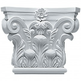 8 5/8W x 7 1/4H Corinthian Capital (Fits Pilasters up to 5 1/4W x 5/8D)