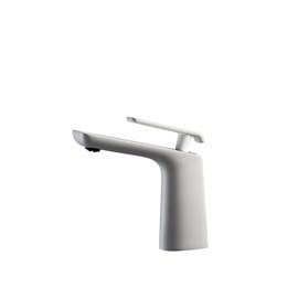 Aqua Adatto Single Lever Faucet - Chrome and White