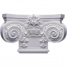 Small Empire Capital with Necking&nbsp;(Fits Pilasters up to 7 3/4W x 3/4D)