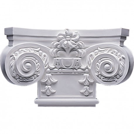 Small Empire Capital with Necking&nbsp;(Fits Pilasters up to 7 3/4W x 3/4D)
