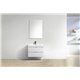 Bliss 30" High Gloss White Wall Mount Modern Bathroom Vanity