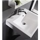 Sette 24" Acrylic Pedestal Sink