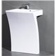 Sette 24" Acrylic Pedestal Sink
