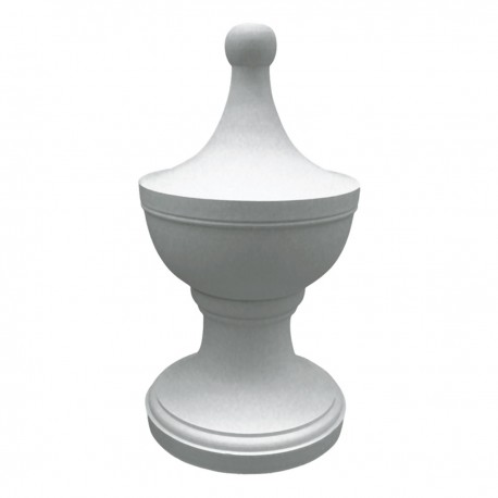 6 3/4OD x 13H x 6 15/16 BD Urn Finial