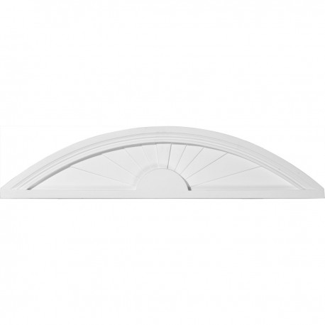 40W x 9H x 1 3/4P Elliptical Sunburst Pediment