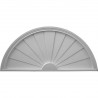 40W x 20H x 2P Half Round Sunburst Pediment