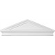 43 7/8W x 14 1/8H x 2 3/8P Combination Peaked Cap Pediment