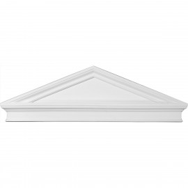 43 7/8W x 14 1/8H x 2 3/8P Combination Peaked Cap Pediment