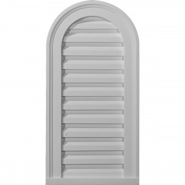 12W x 24H Cathedral Gable Vent Louver Decorative