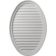 24 1/2W x 37H Vertical Oval Gable Vent Louver Decorative