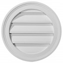 12W x 12H Round Gable Vent Louver Functional